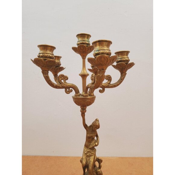 Vintage candelabra candle holders/ 6 arm candelabras/ candelabra perfect for - Picture 4 of 10